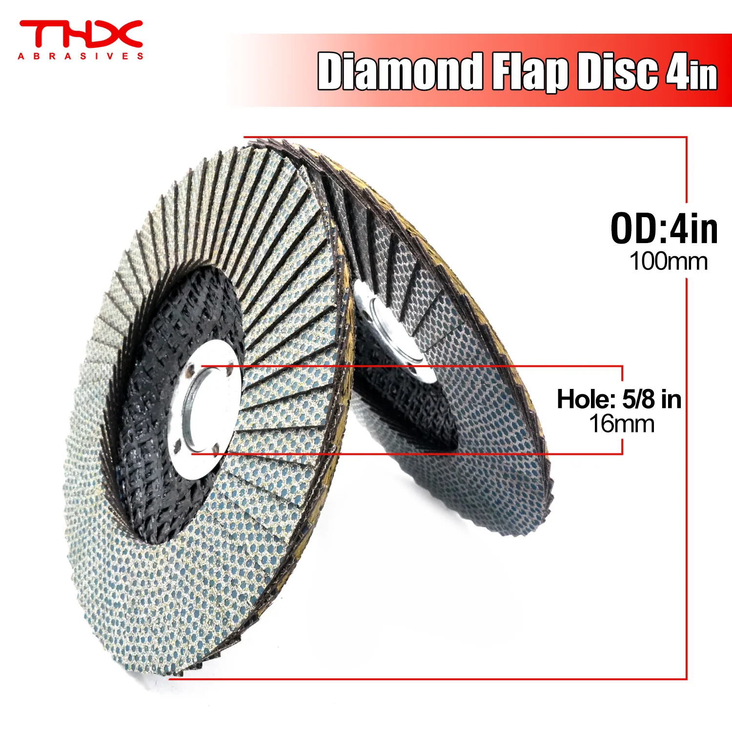 China Diamond Flap Disc 4 inch